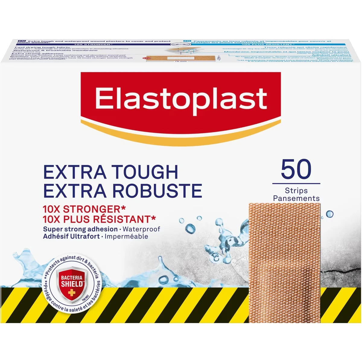 Pansements Extra Robuste Imperméables, Boîte De 50