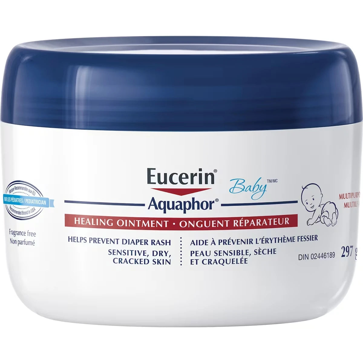 Onguent réparateur Baby d'pour la peau sensible de bébé, 297g
