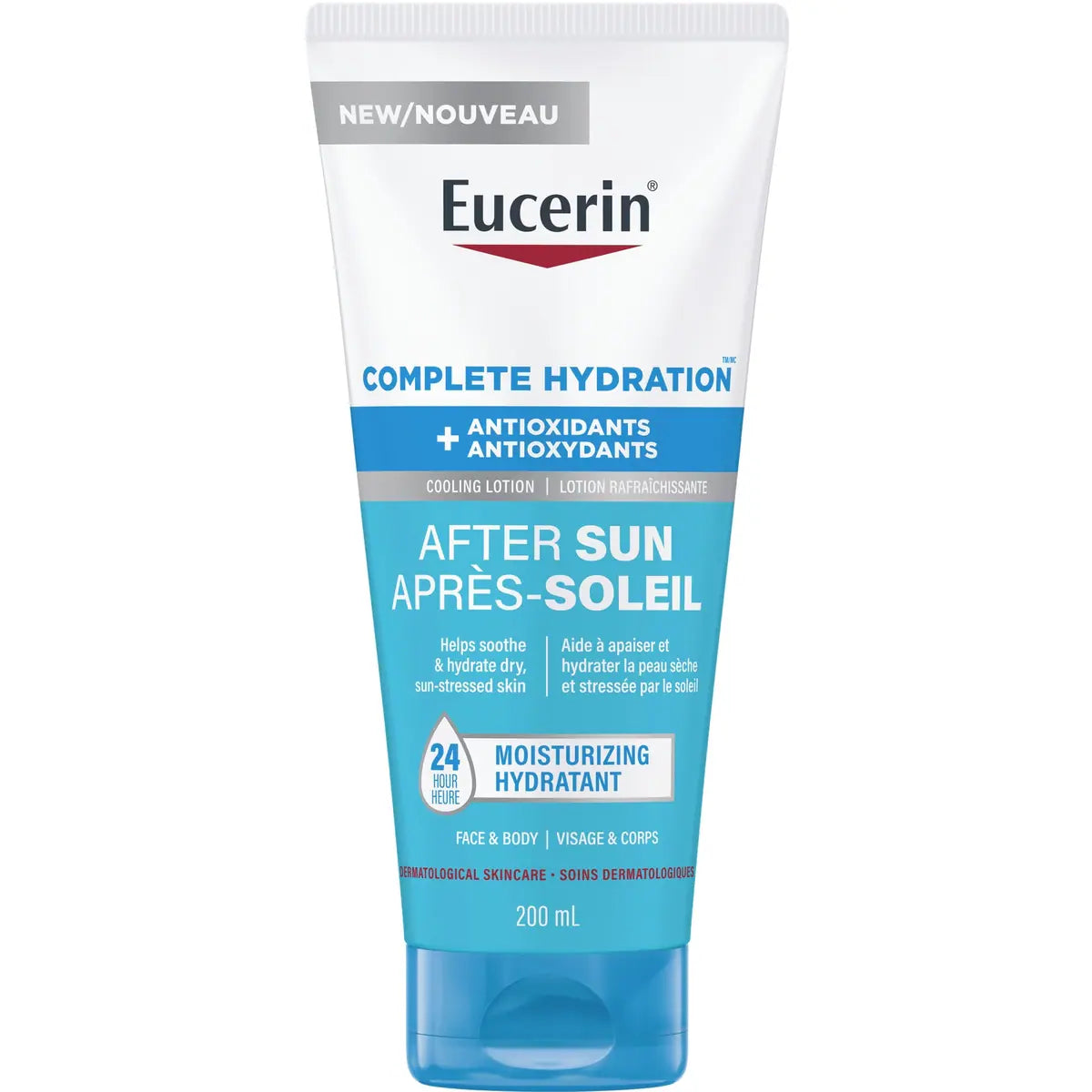 Lotion après-soleil en gel Eucerin, tube de | Lotion après-soleil rafraîchissante avec antioxydants