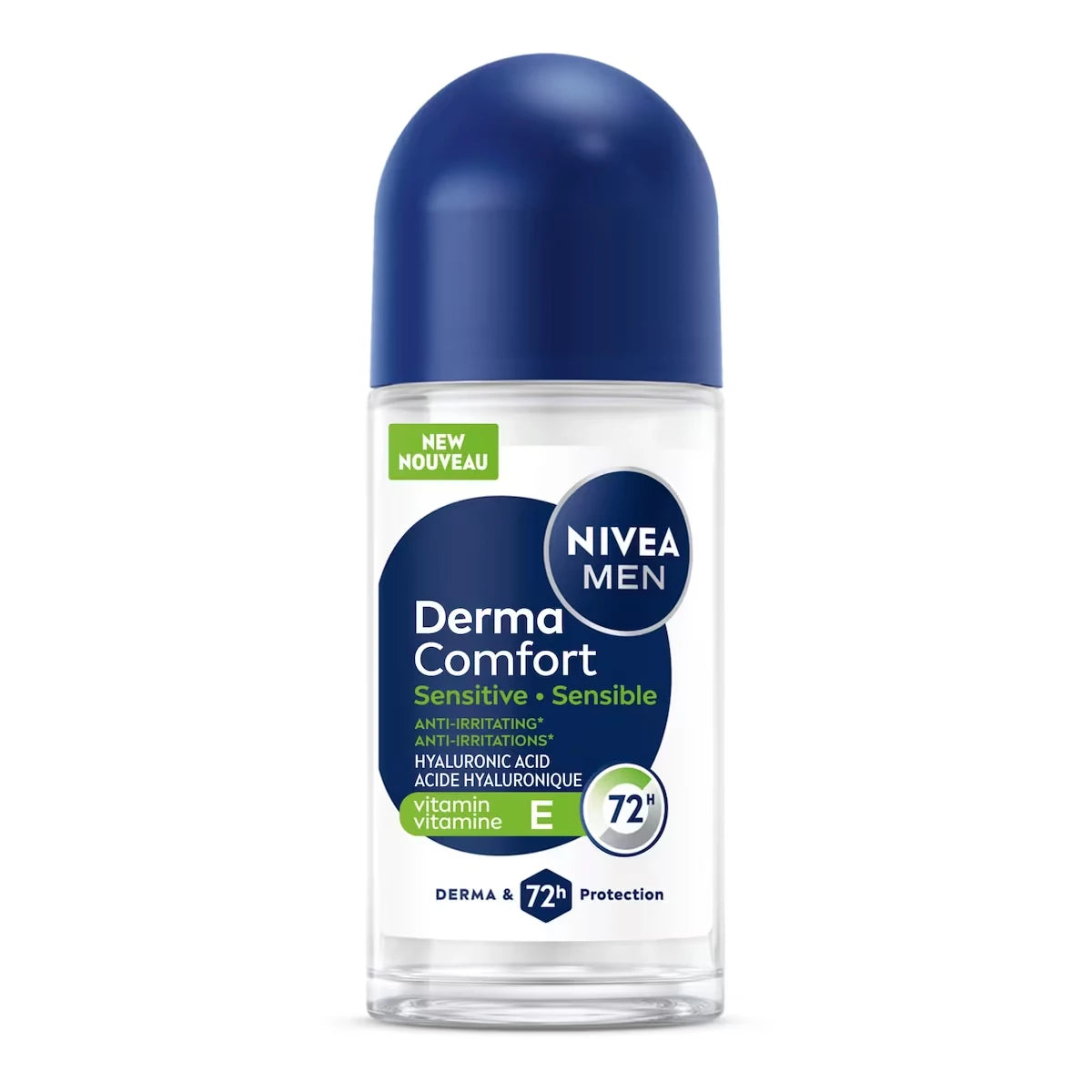 Antitranspirant Bille Hommes Derma Confort Peau Sensible, Protection 72 heures