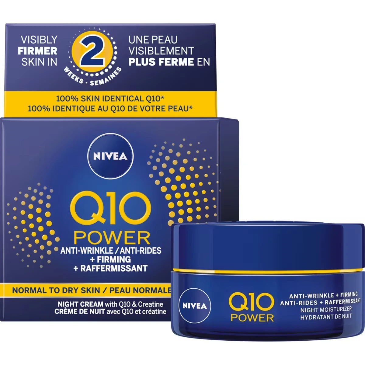 Q10 Power Anti-Wrinkle Replenishing Night Face Cream, All Skin Types, 50Ml