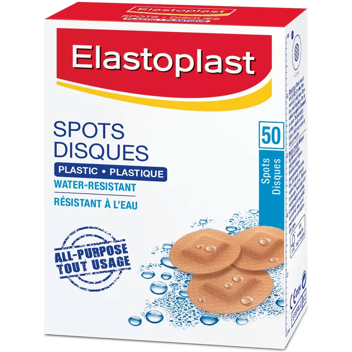 Pansements Disques En Plastique , Bo�Te De 50