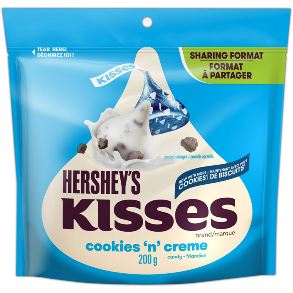 Friandises Kisses aux biscuits et à la crème