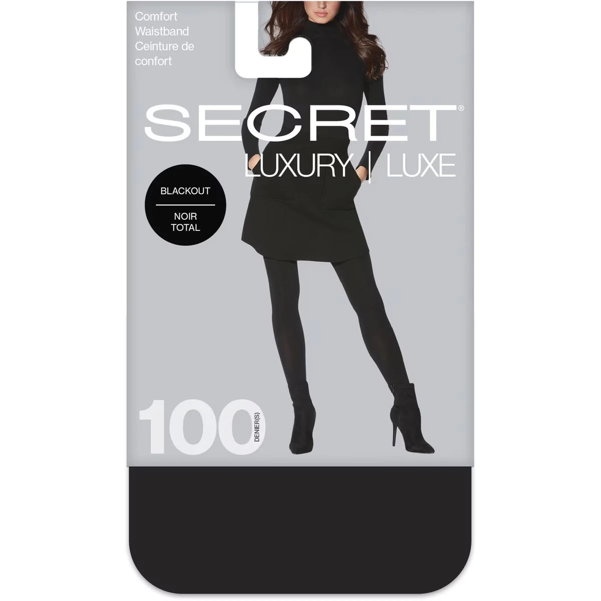 LUXURY  collant opaque avec culotte confort - C