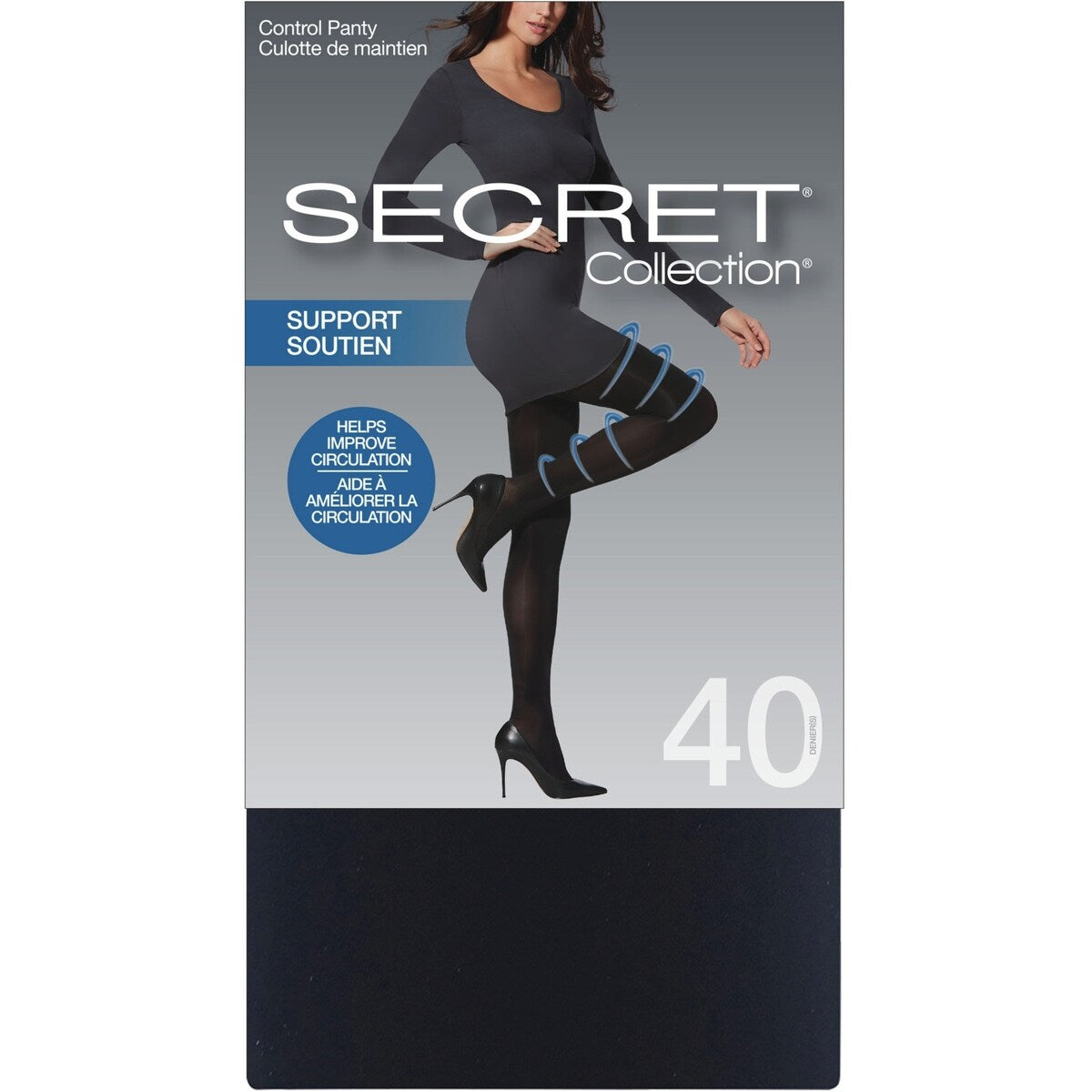 Collant à jambe de soutien moyen et culotte de maintien