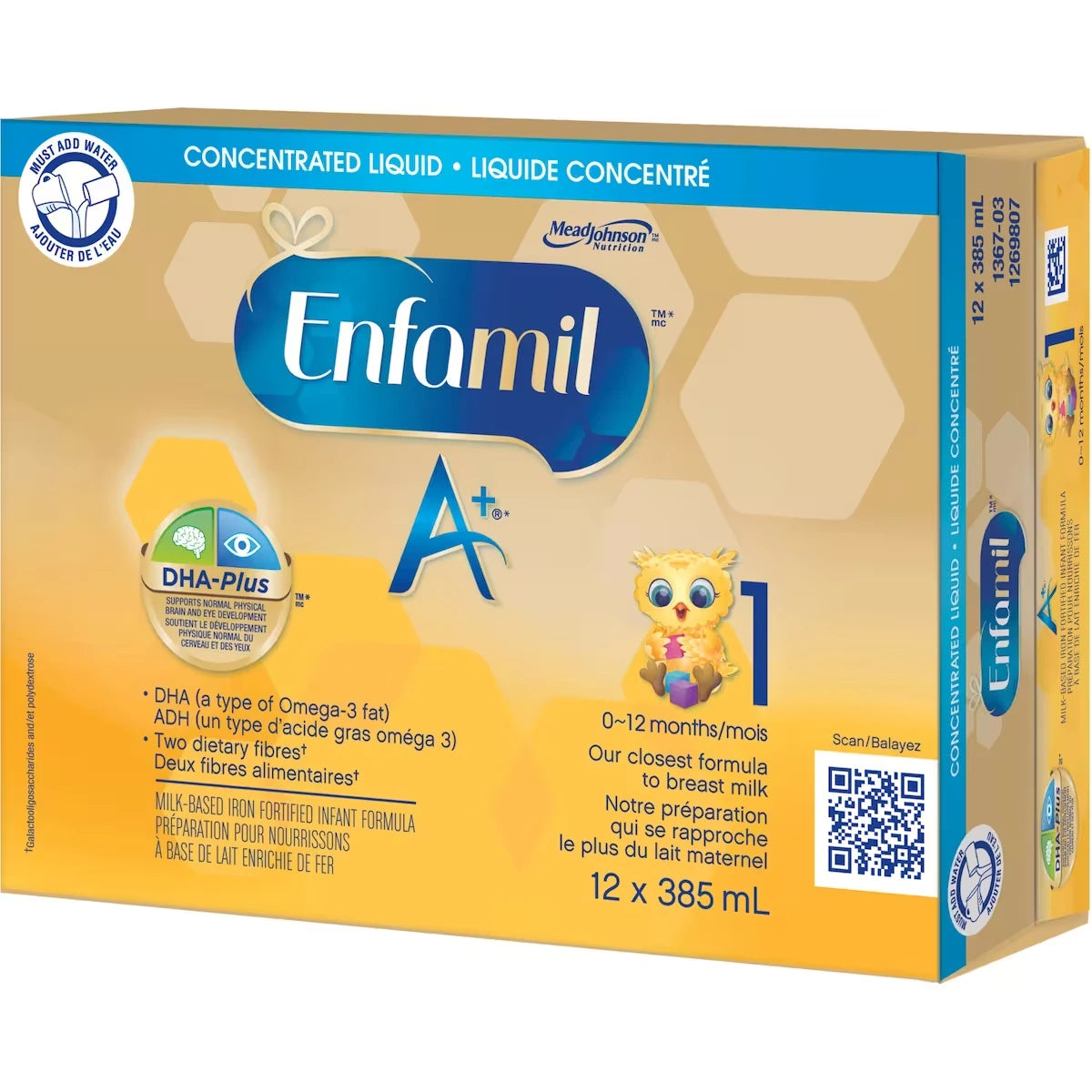 A+, boîte de liquide concentré, 385 ml, 12 PK