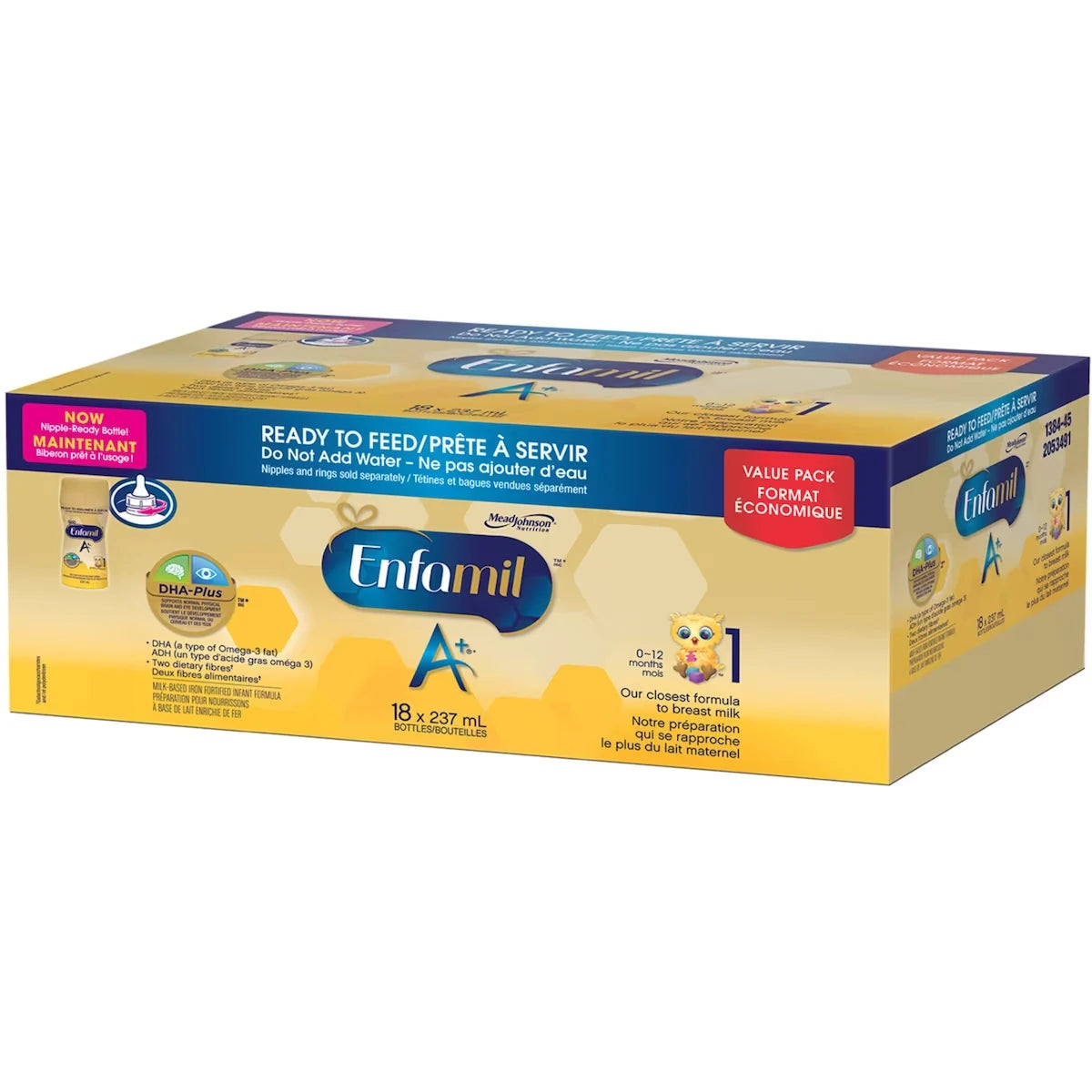 A+, Formule prête à nourrir, 237 ML, 18PK