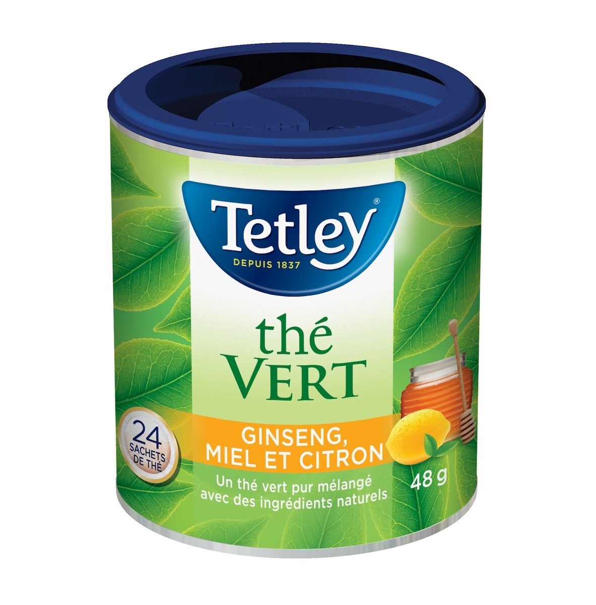 Thé vert miel citron et ginseng