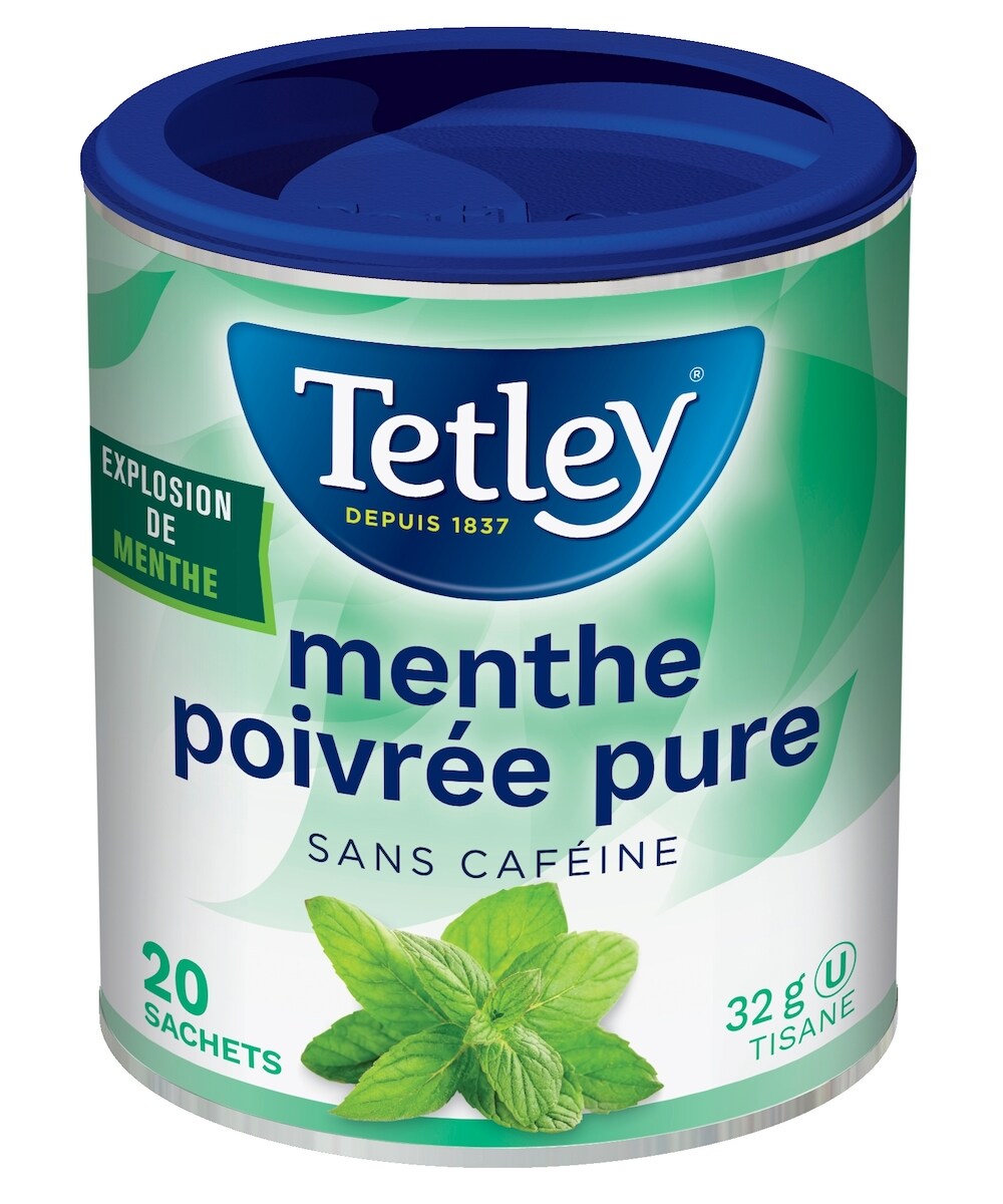Tisane à la menthe poivrée pure