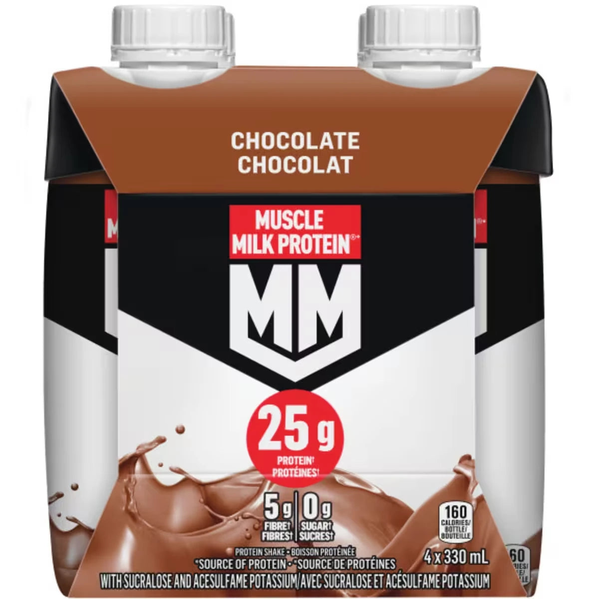Protein Boisson Sportifs Chocolat 4x330mL