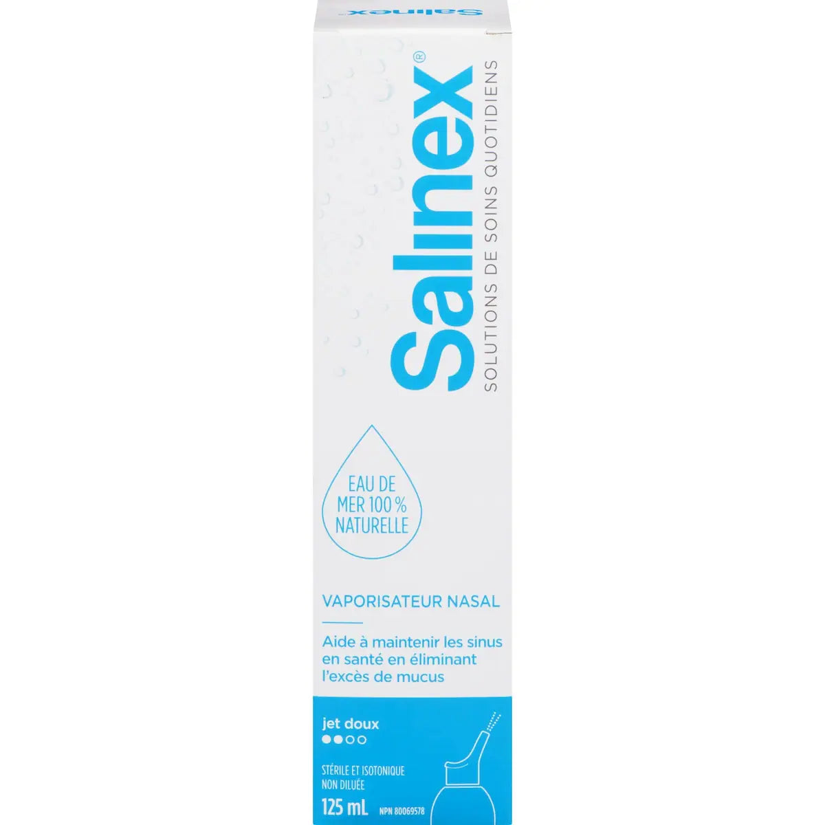 Vaporisateur nasal Eau de mer Jet doux
