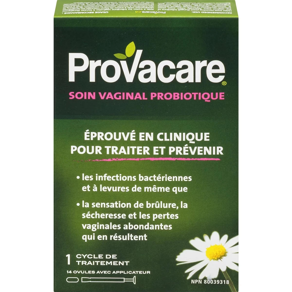 Soins vaginaux probiotiques, traitement naturel des levures vaginales et/ou des infections bactériennes