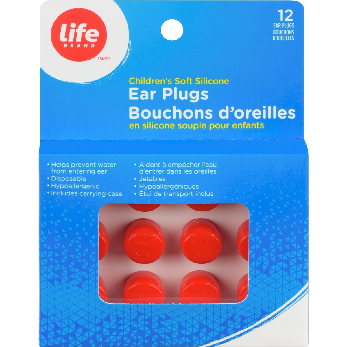 Bouchons d'oreilles en silicone 
souple pour enfants