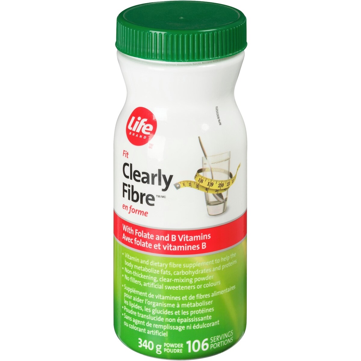Cleary Fibre Gestion de la forme avec folae et vitamines B