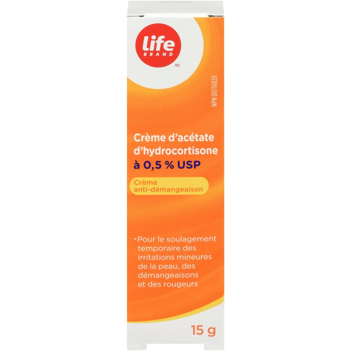 Crème acétate d'hydrocortisone à 0,5 %