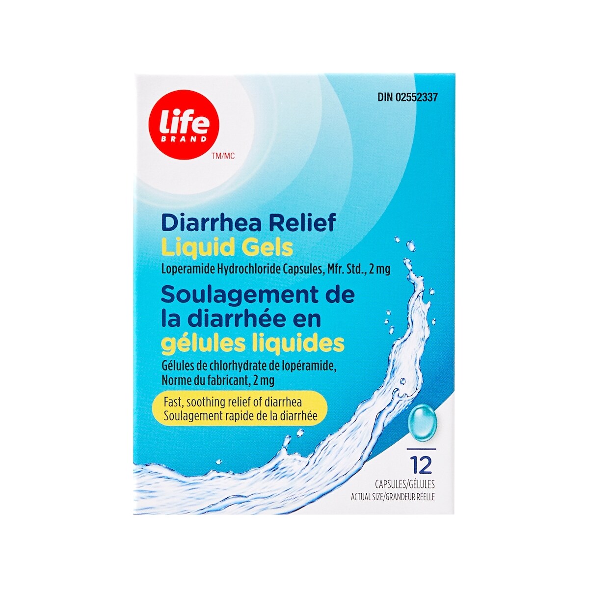 Soulagement de la diarrhée en gélules liquides