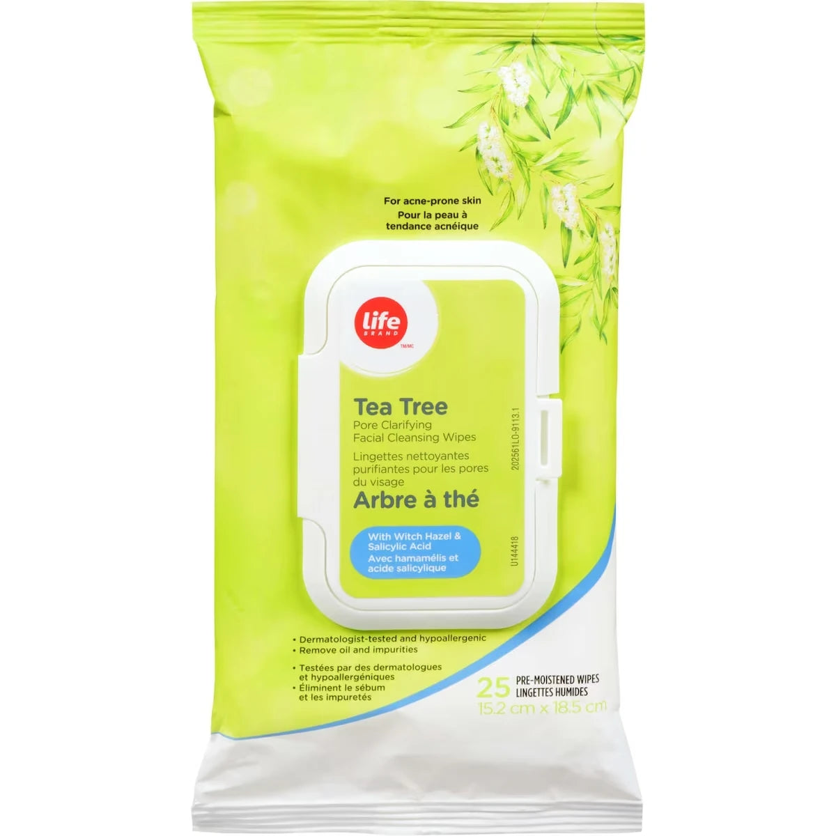 Tea Tree Pore Clarifying Facial Cleansing Wipes