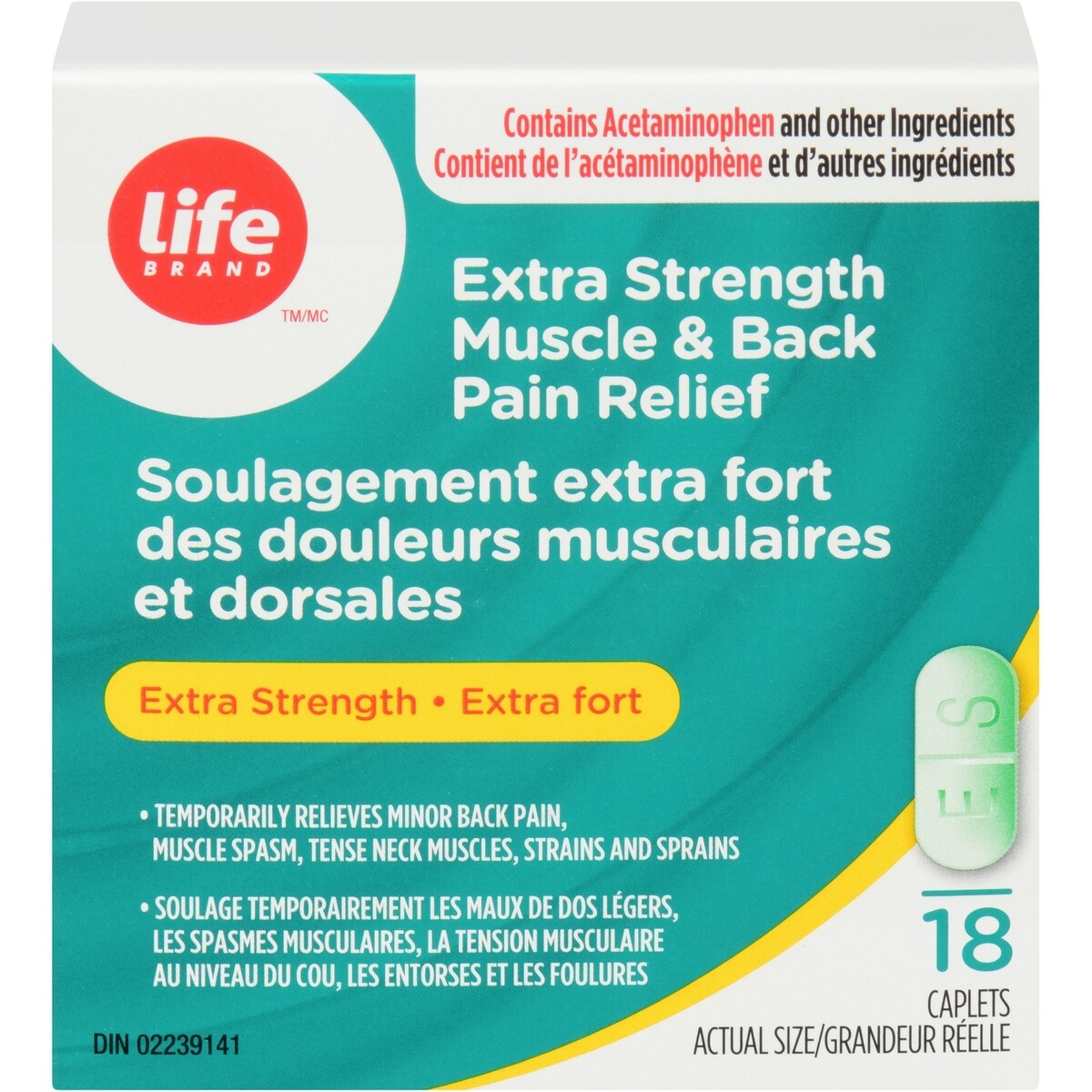 Soulagement extra fort des douleurs musculaires et dorsales
