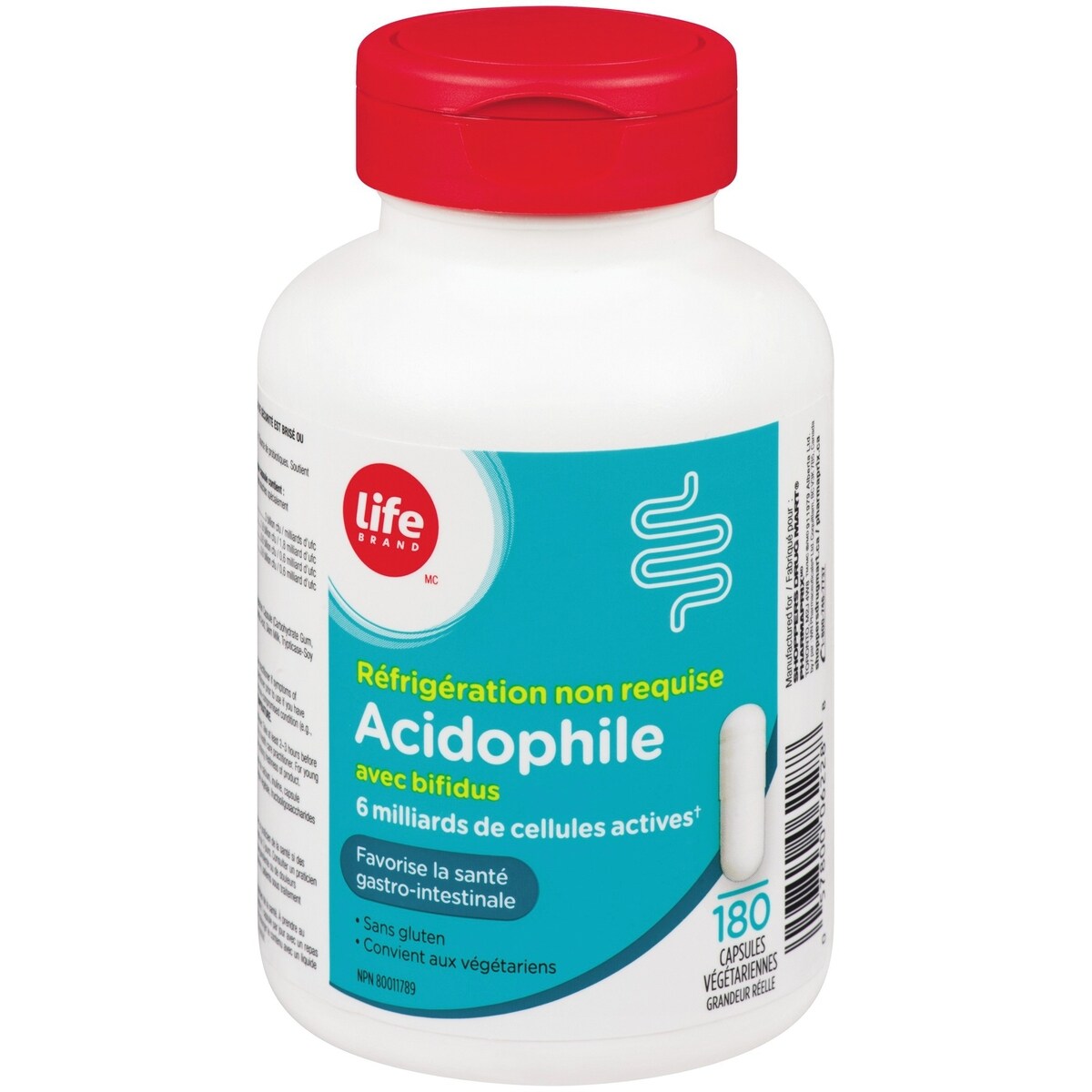 Acidophile avec bifidus 6 milliards de cellules actives