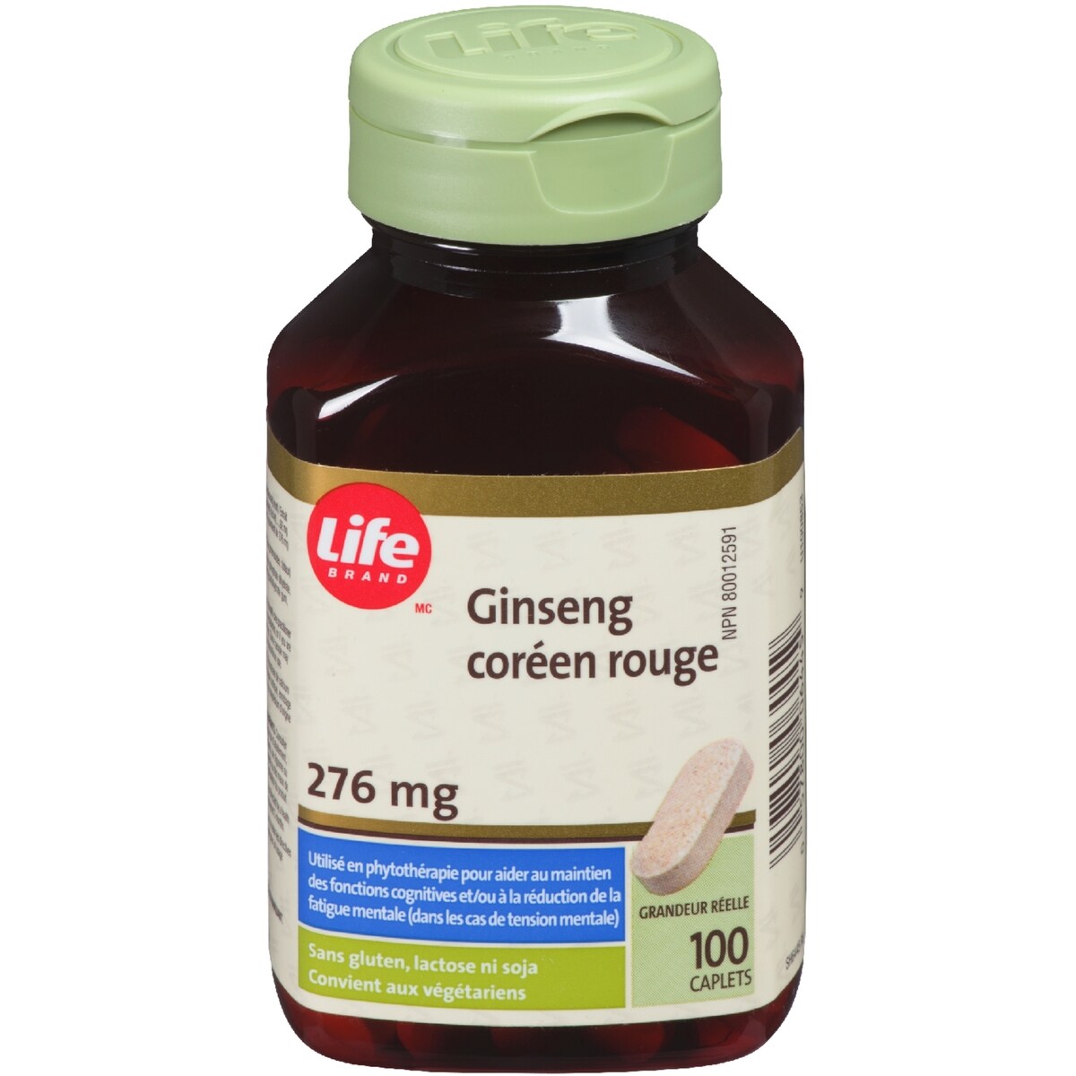 Ginseng coréen rouge 276 mg