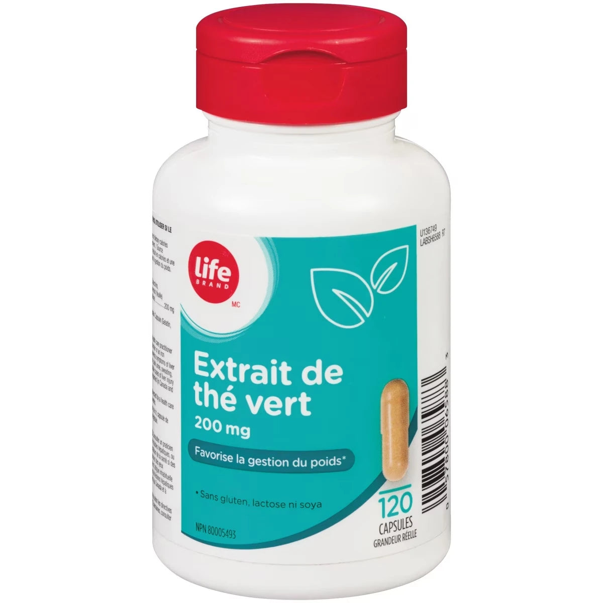 Extrait de thé vert 200mg
