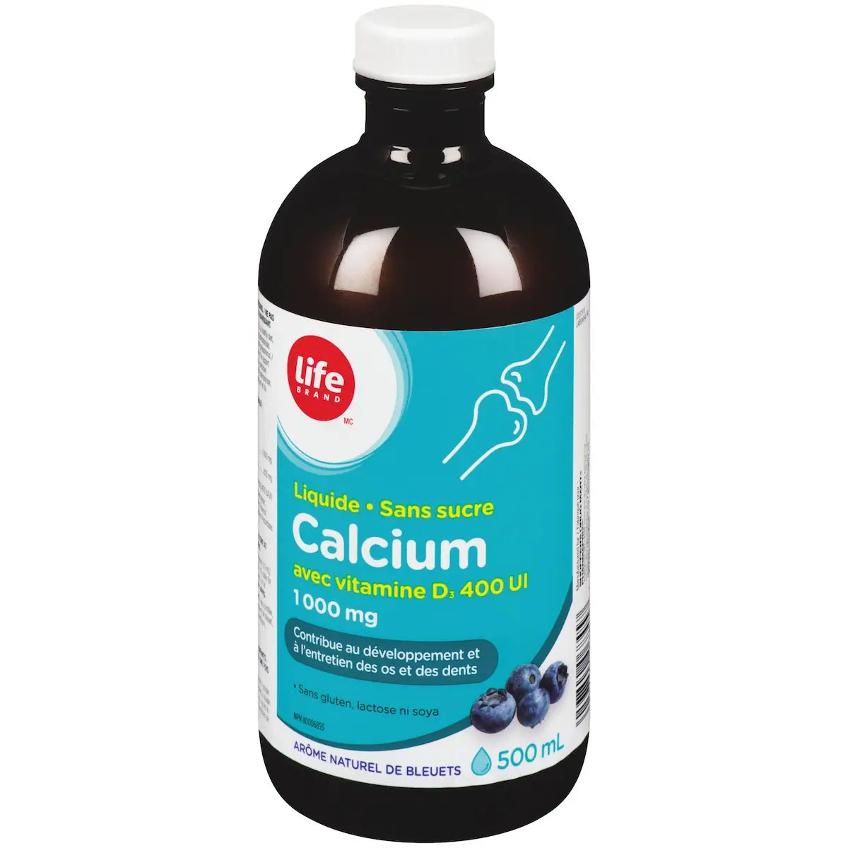 Calcium 1000mg avec Vitamine D3 400 UI
