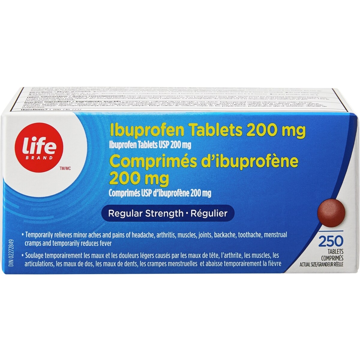 Comprimés USP d’ibuprofène 200 mg