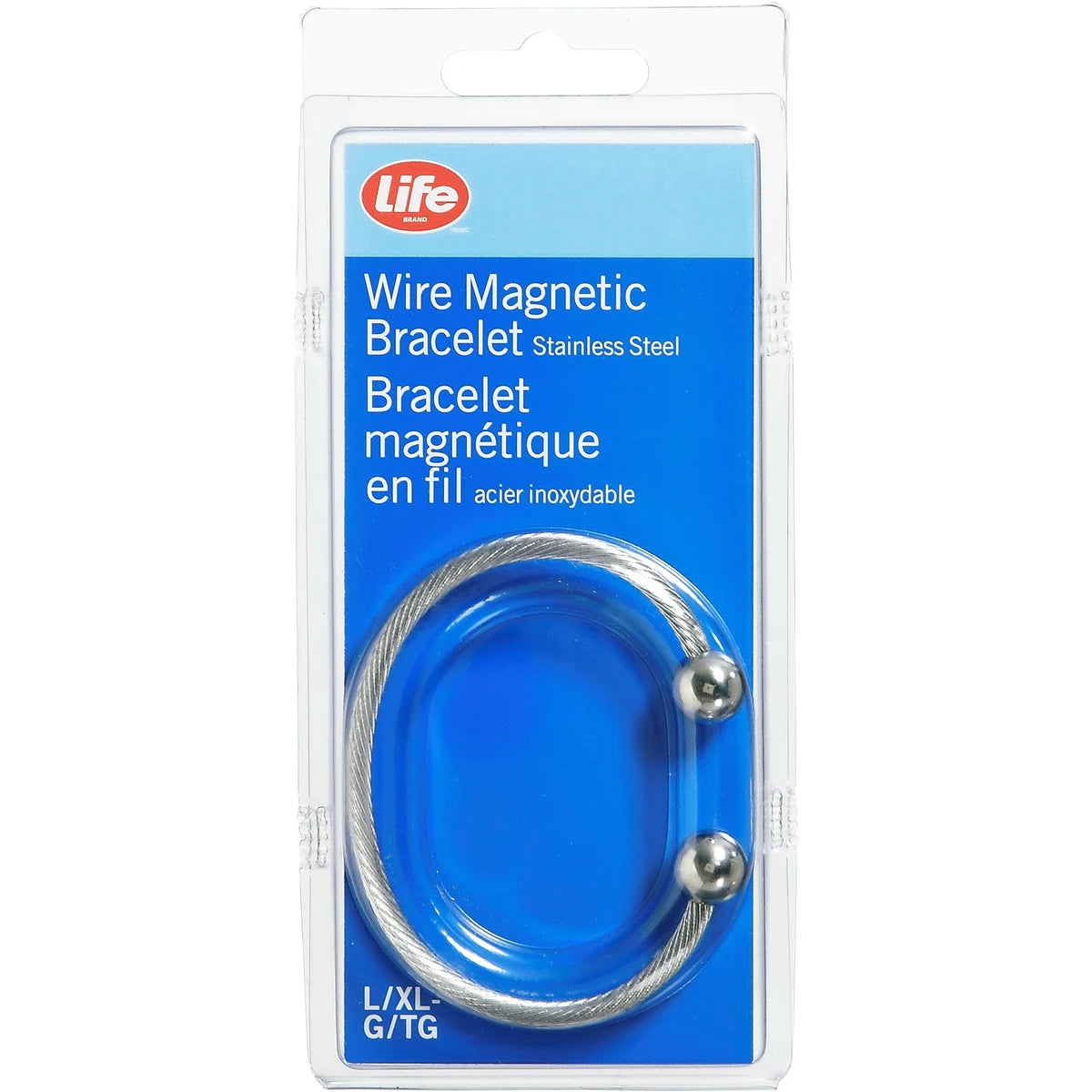 Bracelet magnétique en fil, L/XL