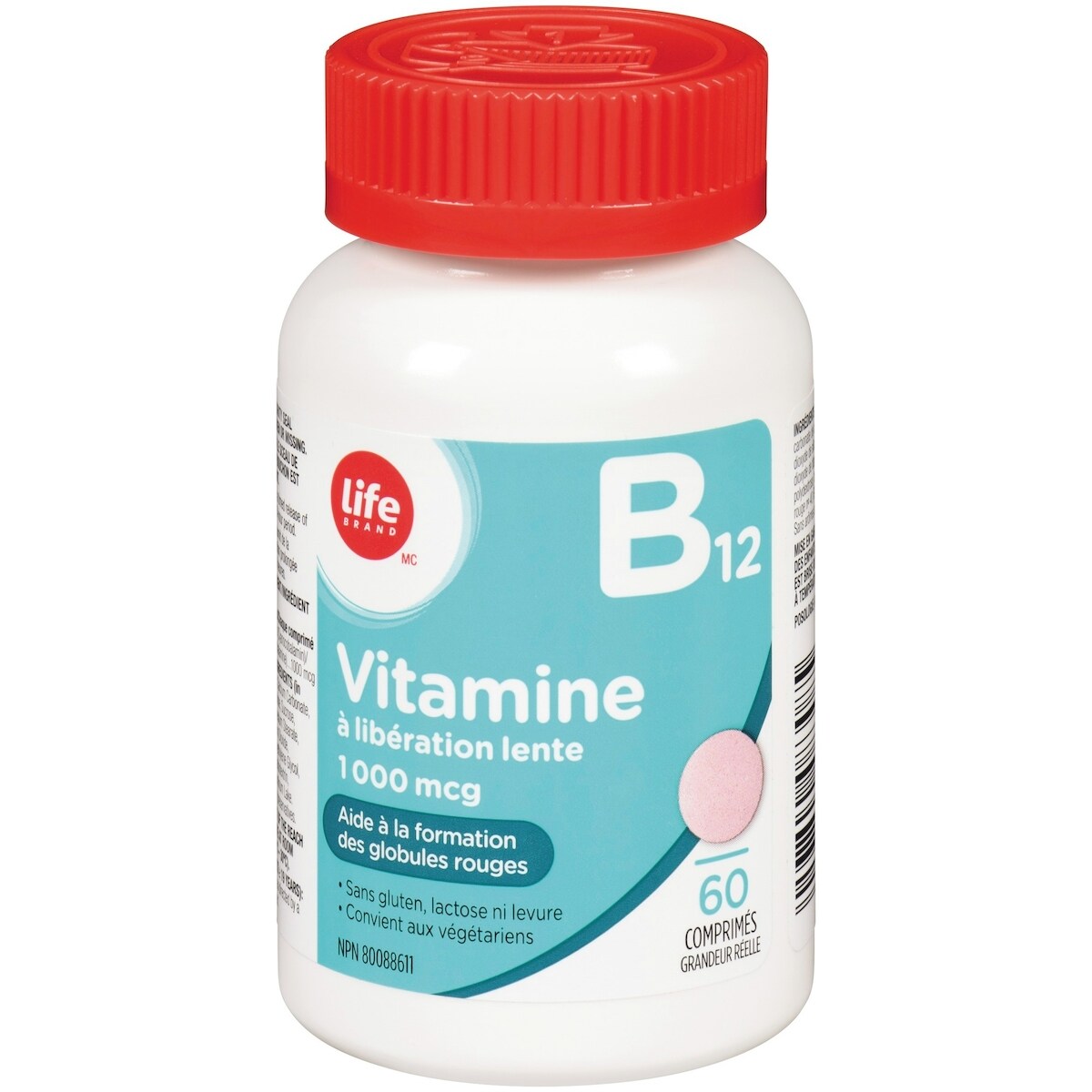 Vitamine B12 libération lente 1000 mcg