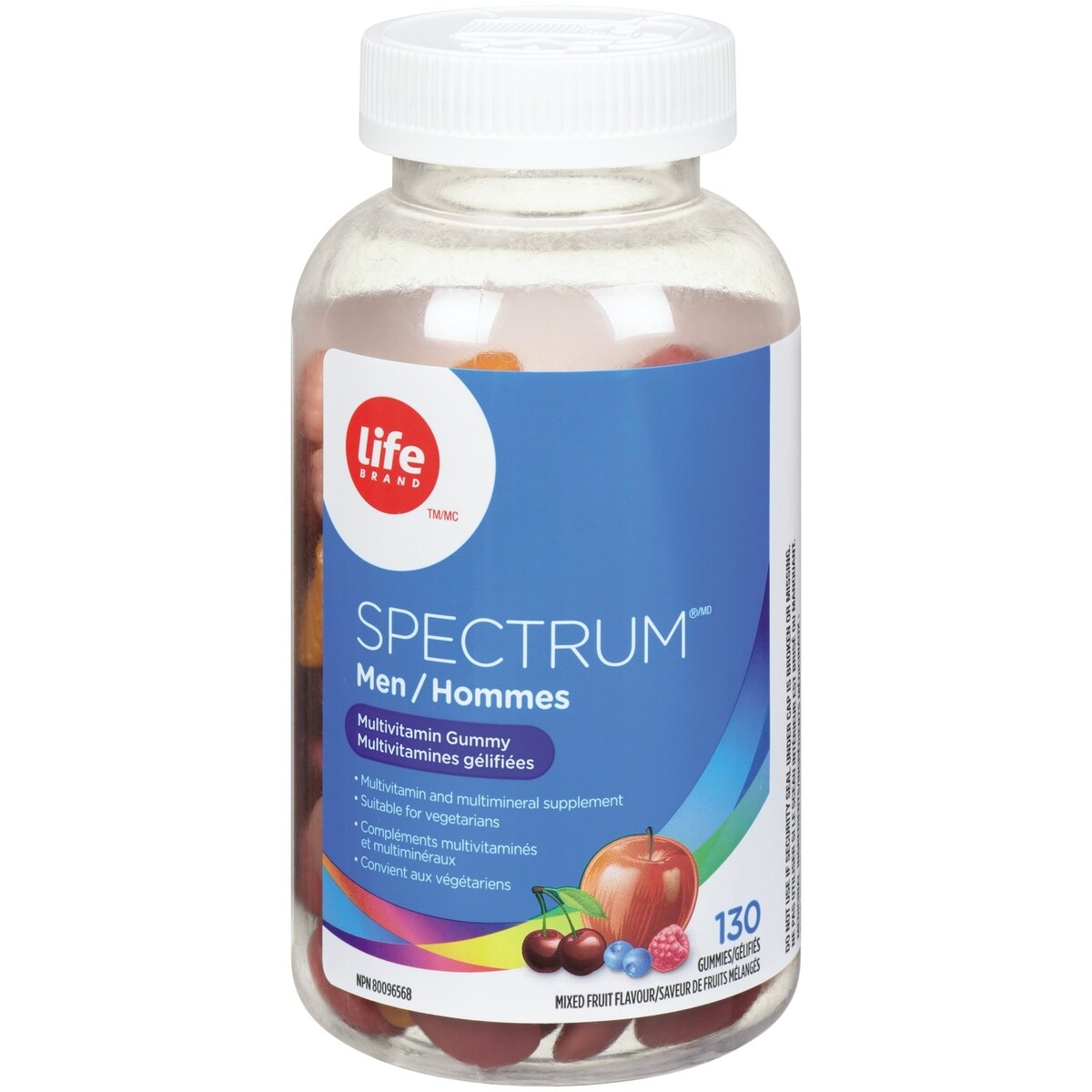 Spectrum hommes multivitamines gélifiées