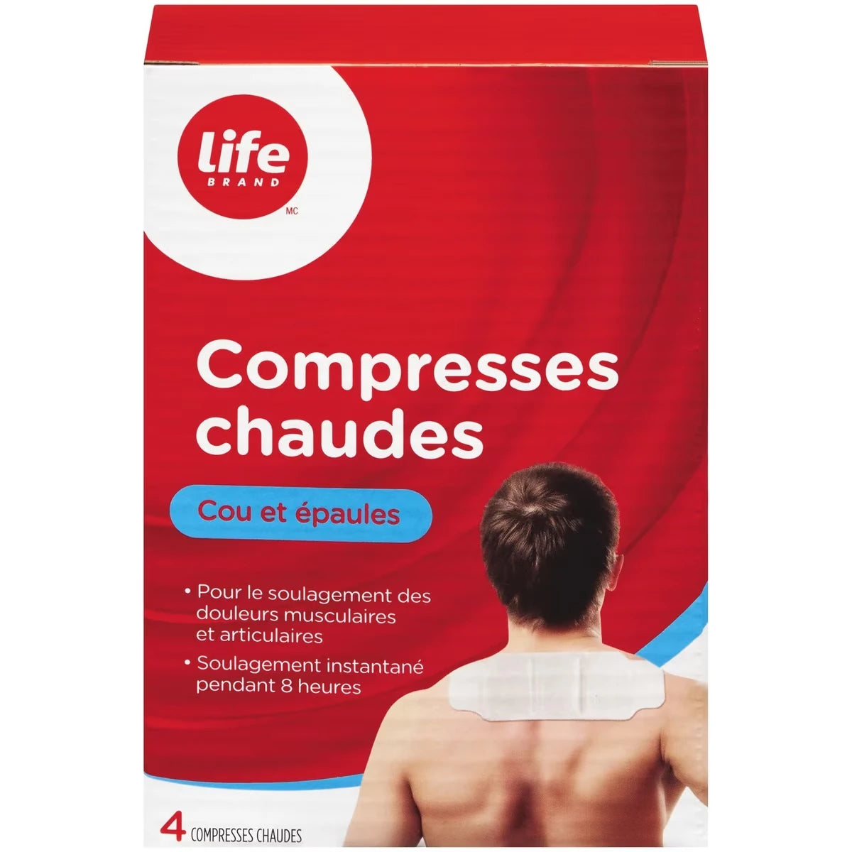 Compresses chaudes pour le cou et les épaules