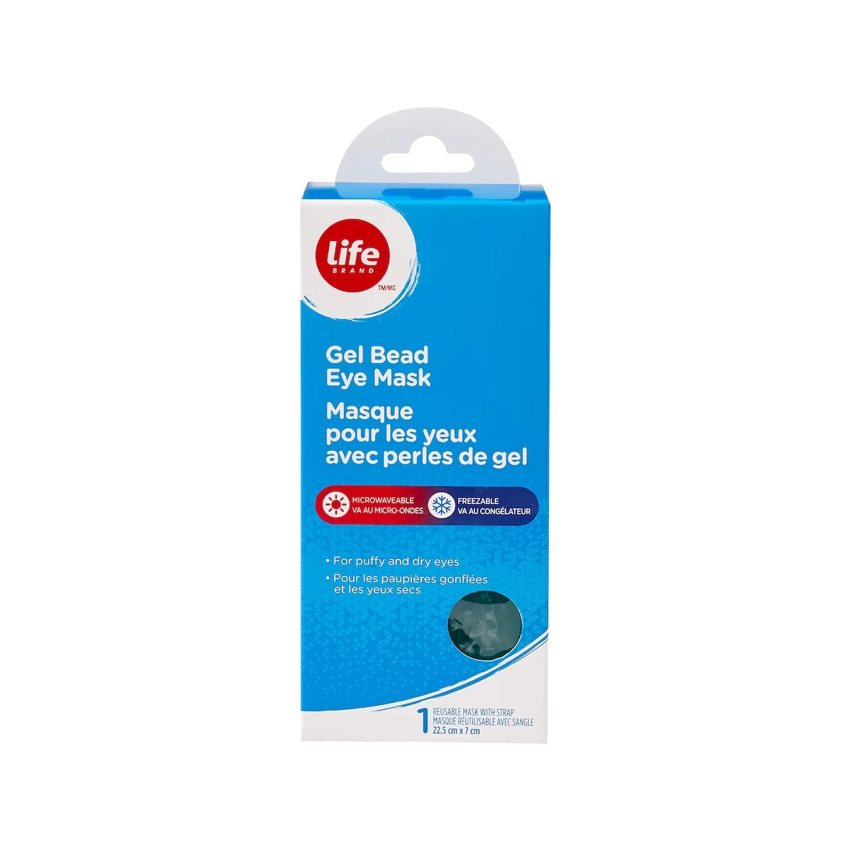 Masque de perle en gel pour les yuex