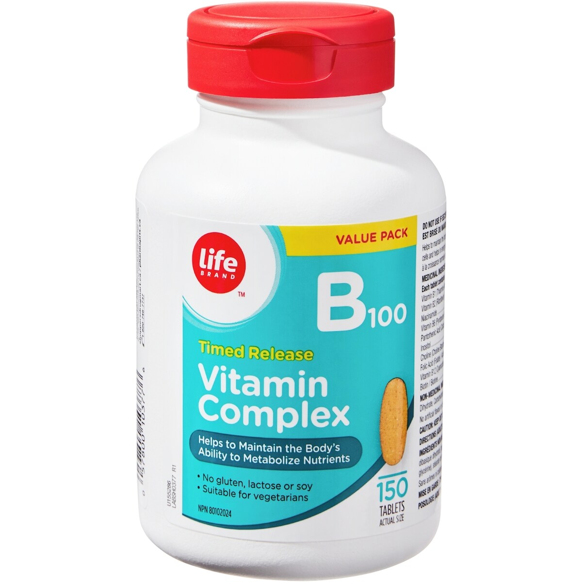 B100 Libération lente Complexe vitaminé