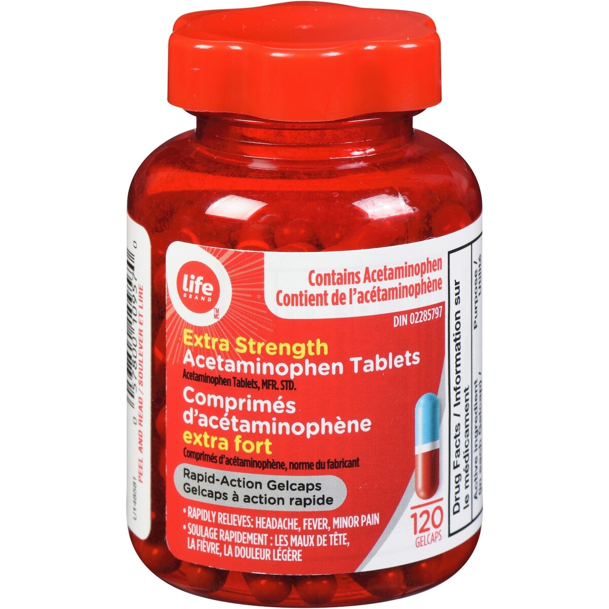 Comprimés d’acétaminophène extra fort