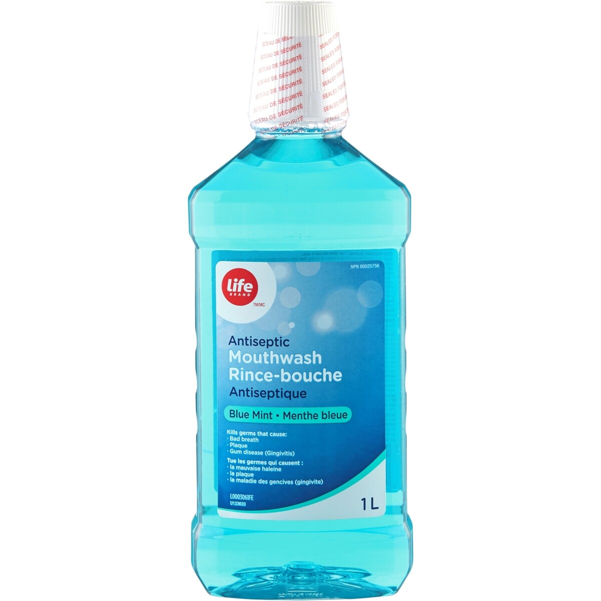 Rince-bouche Antiseptique
Menthe Bleue