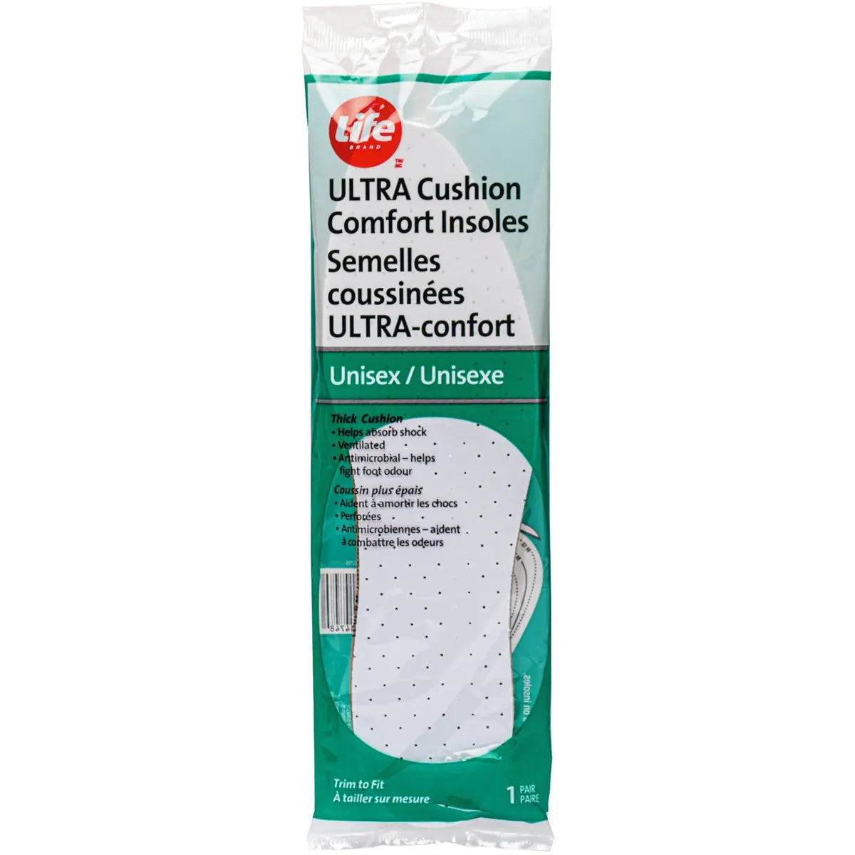 Semelles coussinées ultra-confort