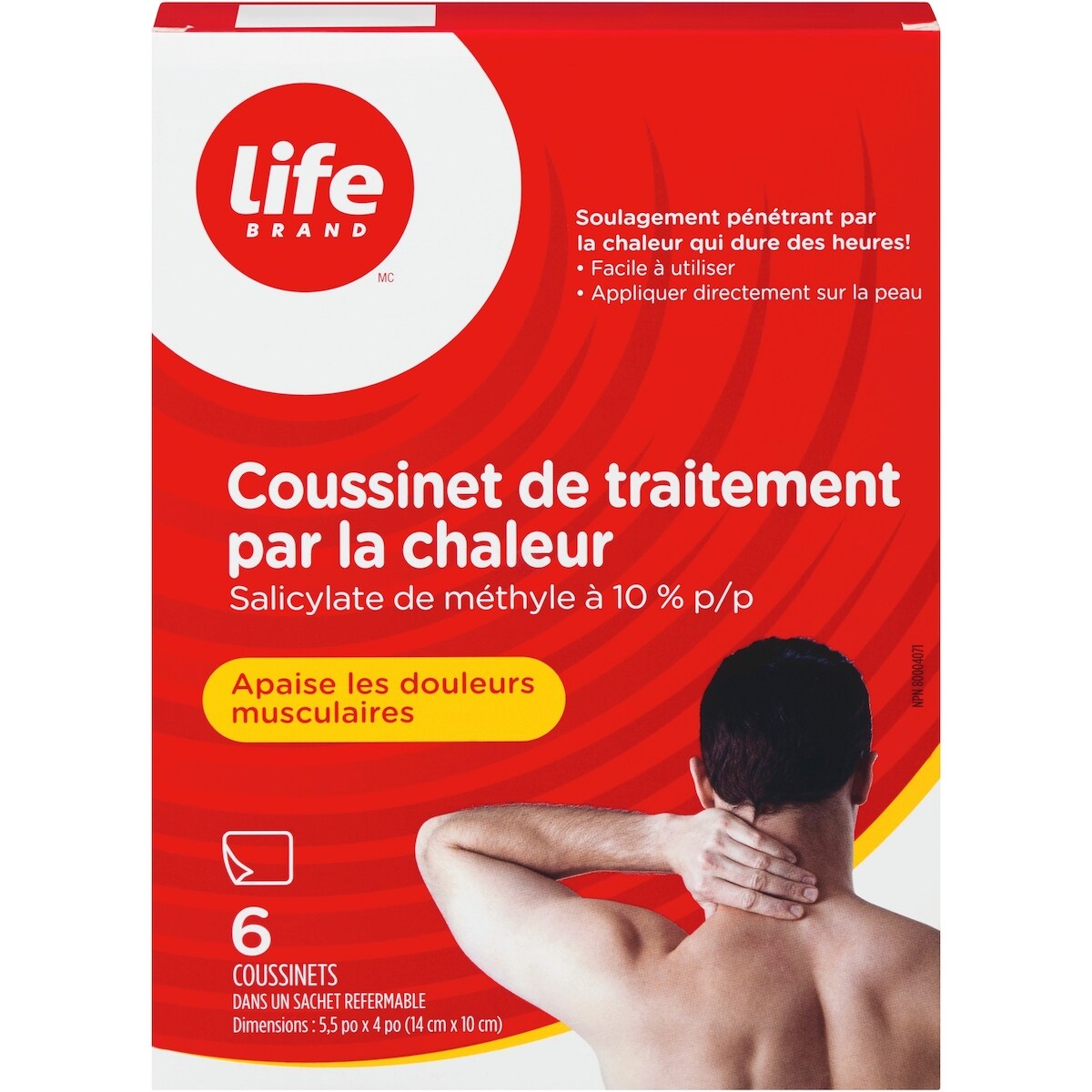 Coussinet de traitement par la chaleur