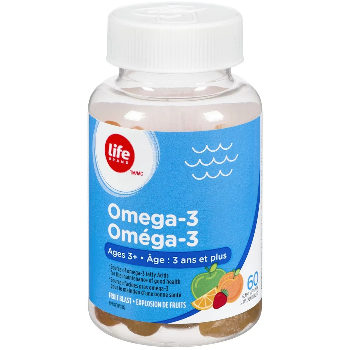 Suppléments gélifiés Oméga-3 pour enfants