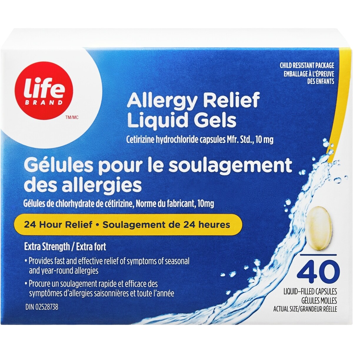 Gélules Pour Le Soulagement Des Allergies, 40ct