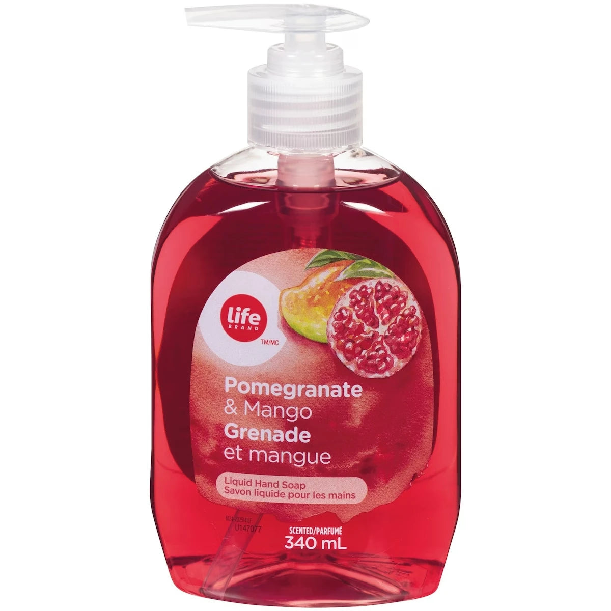 Grenade et mangue savon liquide pour les mains