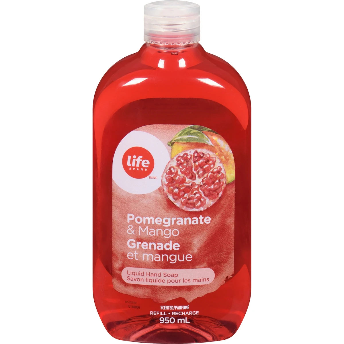 Grenade et mangue savon liquide pour les mains