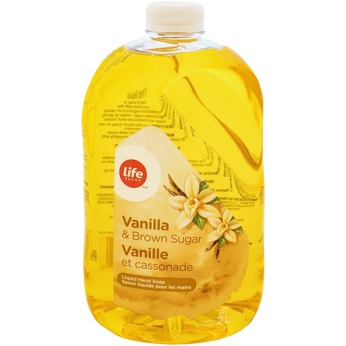 Vanille et cassonade savon liquide pour les mains