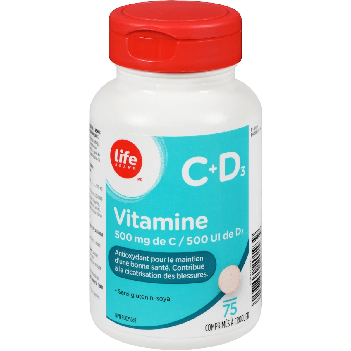 Vitamine C+D3  500 mg de C / 500 UI de D3