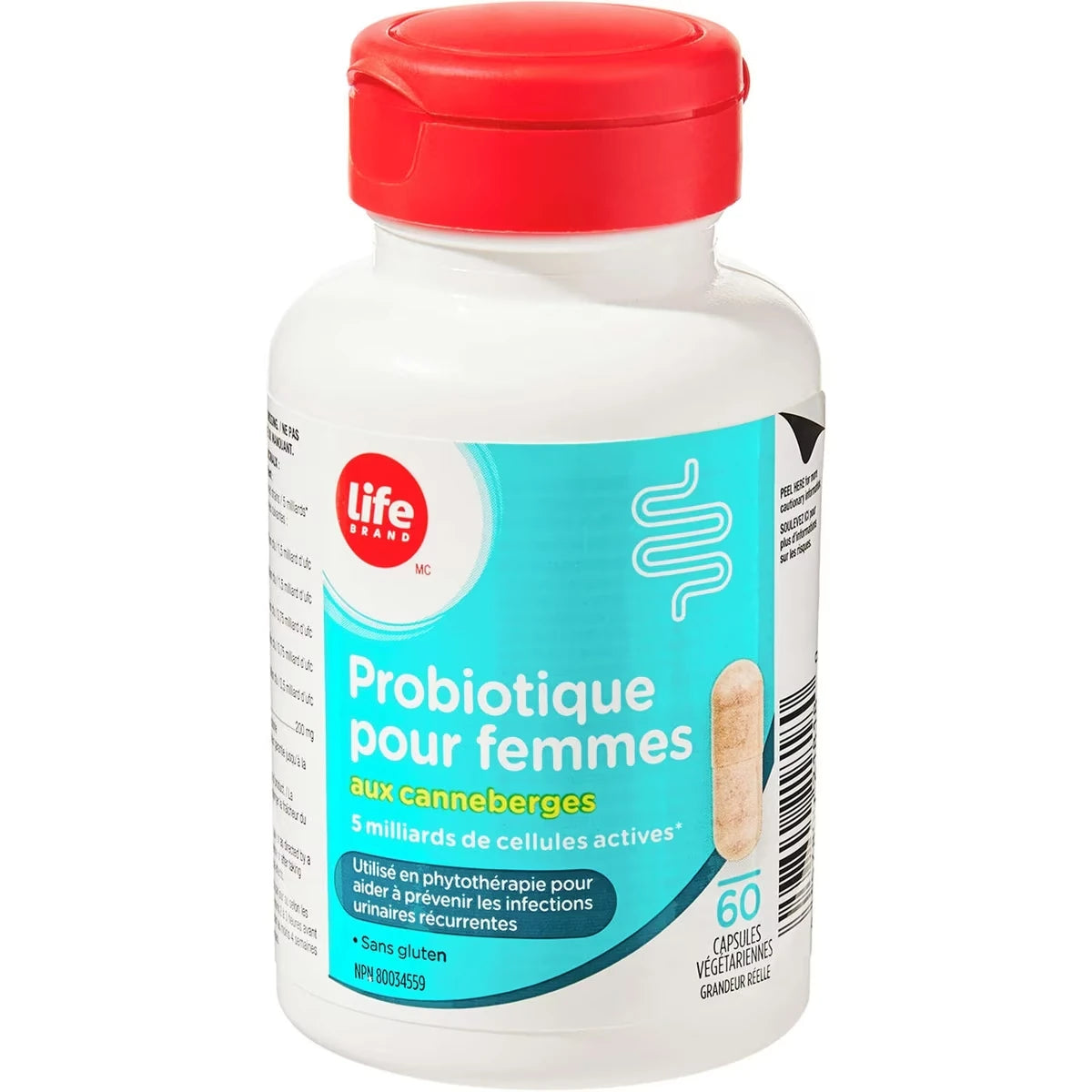 Probiotique pour femmes 5 millards de cellules actives aux canneberges