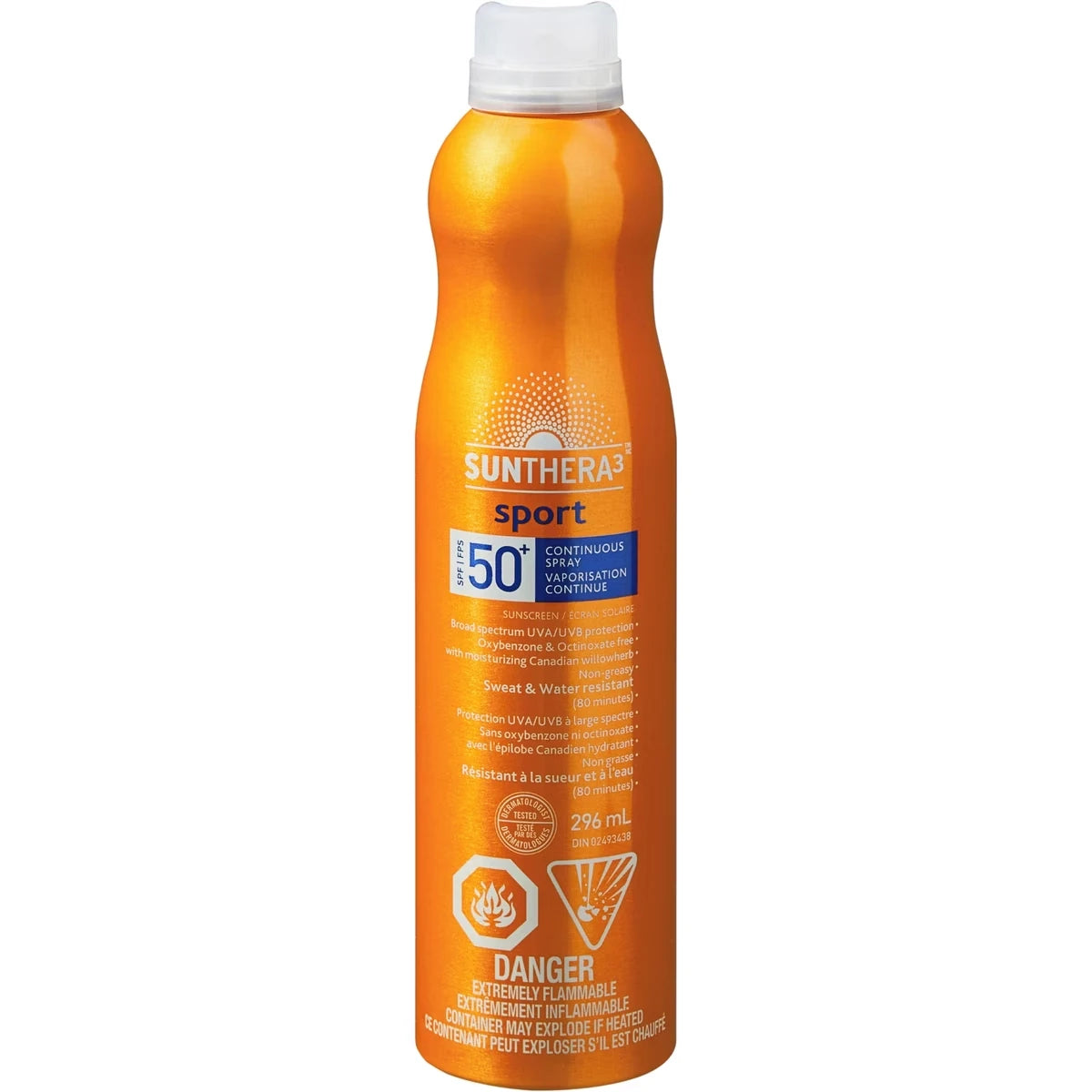 Écran solaire À vaporisation continue Sport FPS 50+