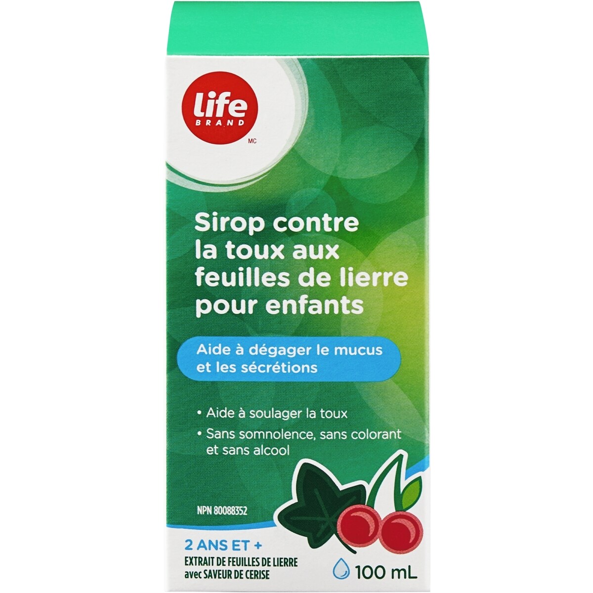 Sirop contre la toux aux feuilles de lierre pour enfants