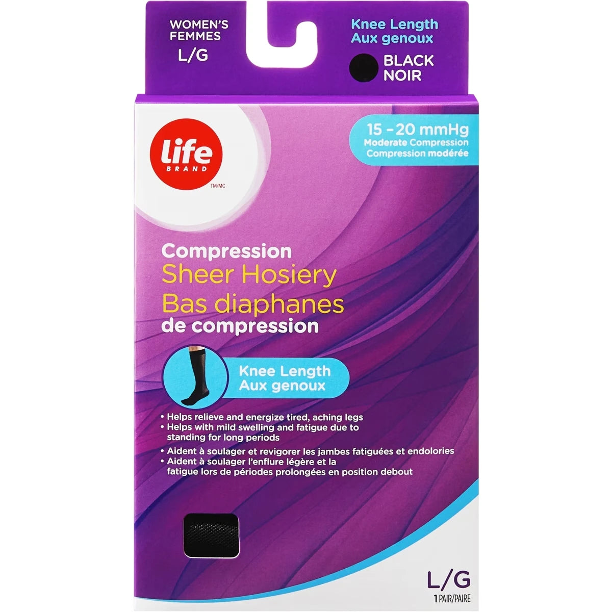 Chaussettes de compression aux genoux G 15-21