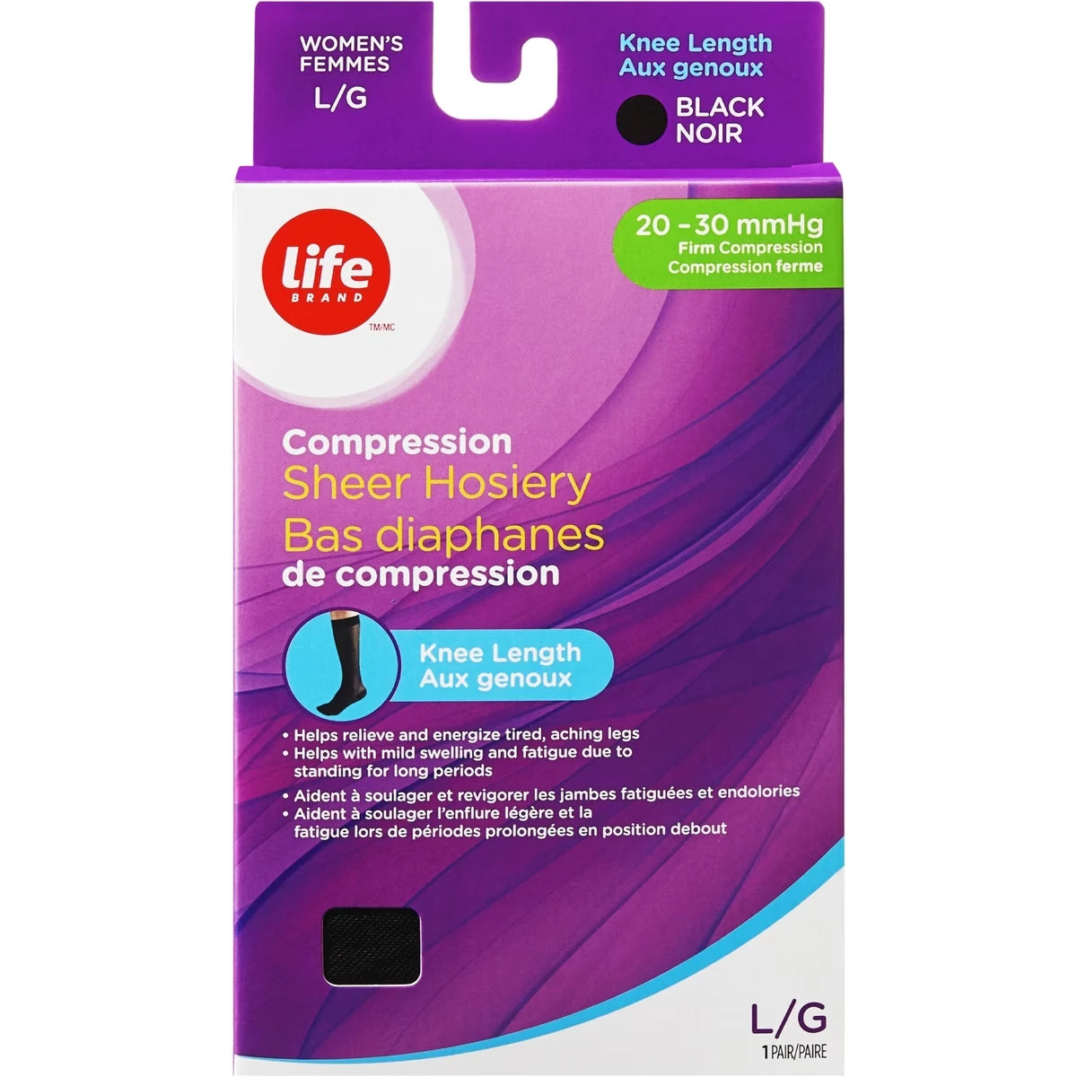 Chaussettes de compression aux genoux G 23-32