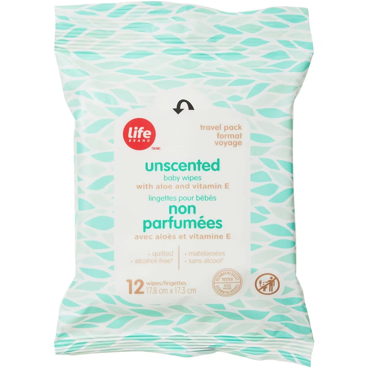 Lingettes pour bébé non parfumées