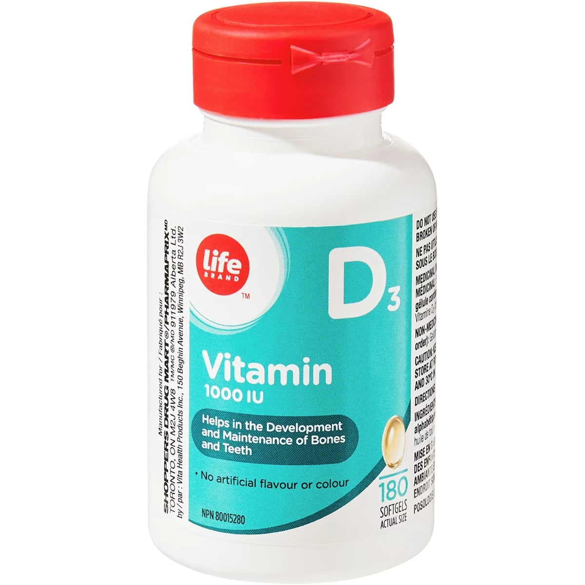 Vitamine D3 1000 UI